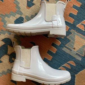 Hunter Women's Winter Rain Boots - White